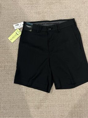 NWT Roundtree & Yorke Men’s Black Flat Front Performance Shorts